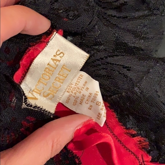 VICTORIAS SECRET VINTAGE LACE LACE SATIN LINGERIE - Picture 8 of 8